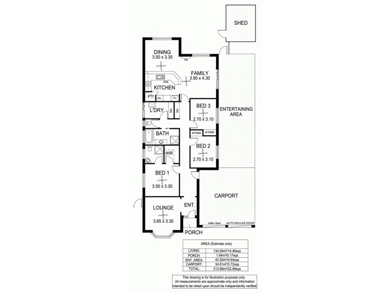 35 Worthing Drive, Sheidow Park SA 5158 Floorplan