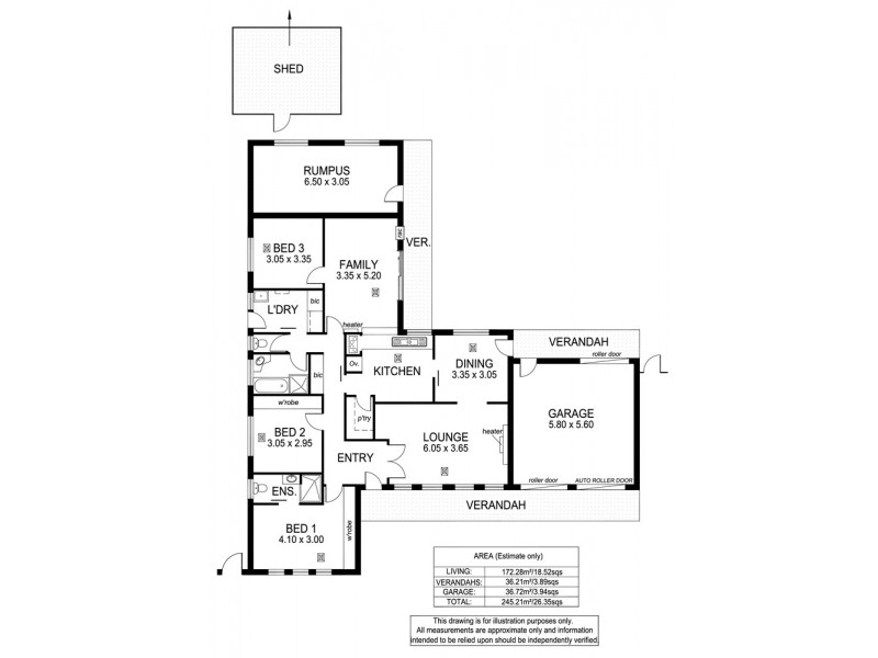 1 Paul Court, Fulham Gardens SA 5024 Floorplan
