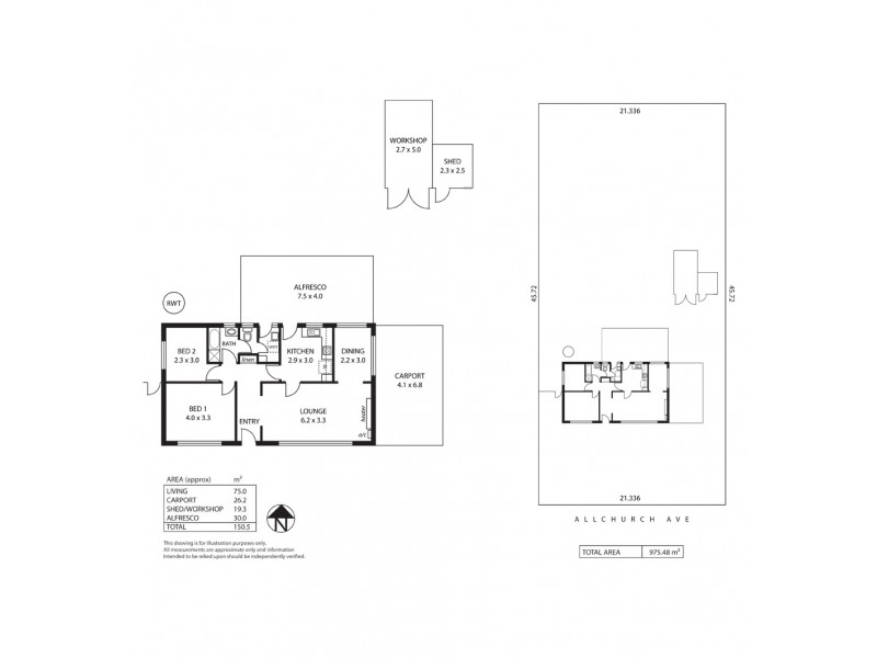 23 Allchurch Avenue, North Plympton SA 5037 Floorplan