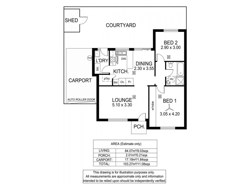 1/14C Almond Grove, Glandore SA 5037 Floorplan
