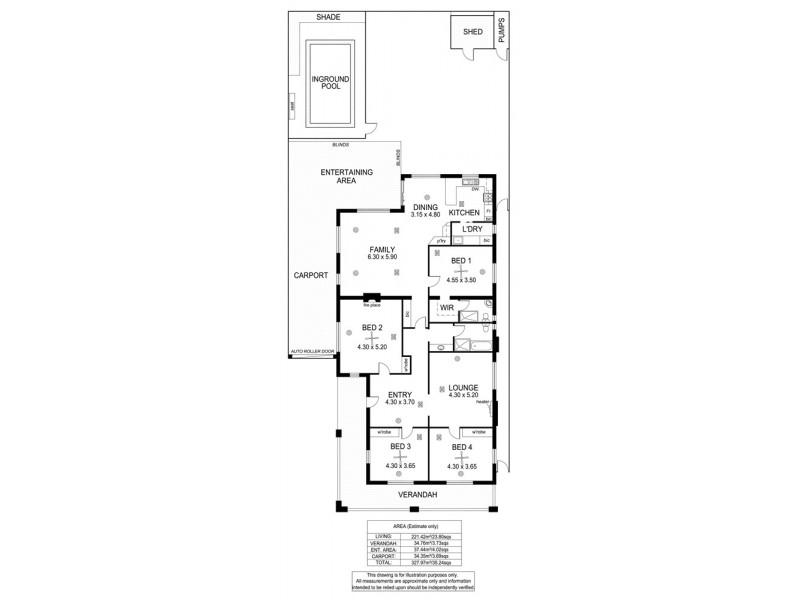 8 Garland Street, Glandore SA 5037 Floorplan