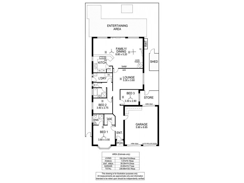 20 Arnold Drive, Mitchell Park SA 5043 Floorplan