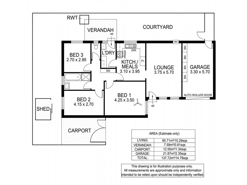 8/45-47 Stonehouse Avenue, Camden Park SA 5038 Floorplan