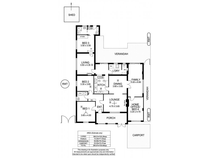 10 Winifred Avenue, South Plympton SA 5038 Floorplan