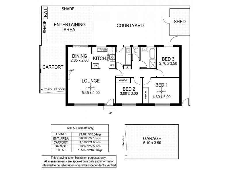 3/15 West Street, Ascot Park SA 5043 Floorplan