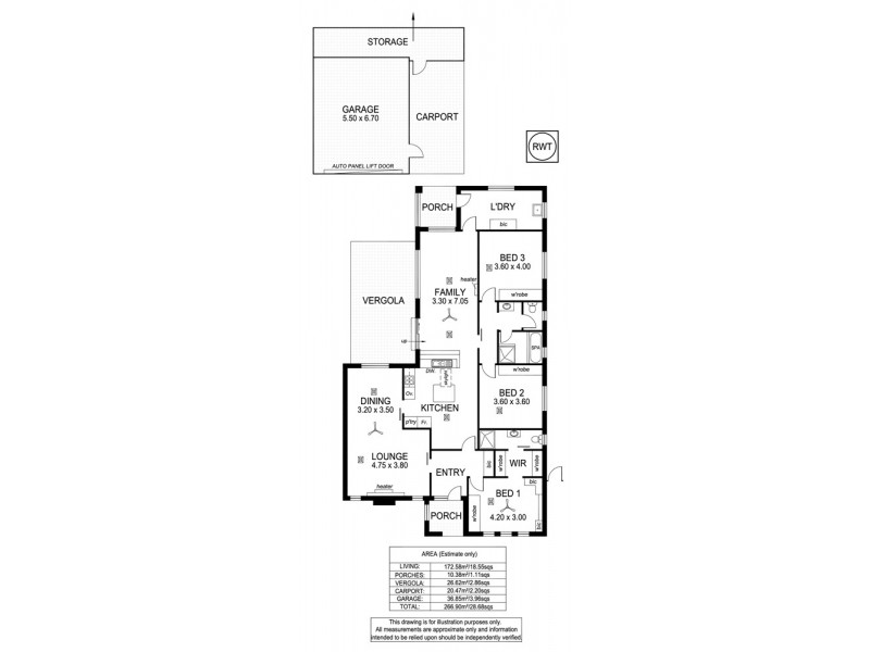 12 Smith Avenue, Hove SA 5048 Floorplan