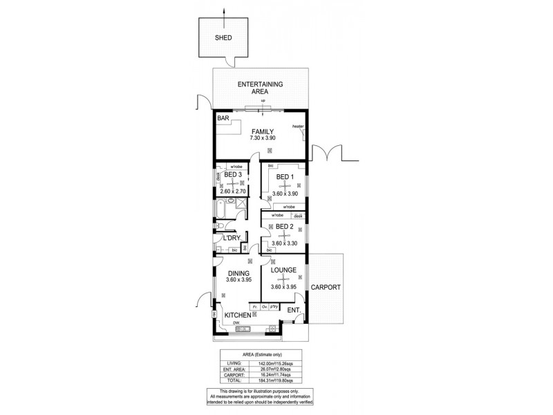 64 Wheaton Street, South Plympton SA 5038 Floorplan