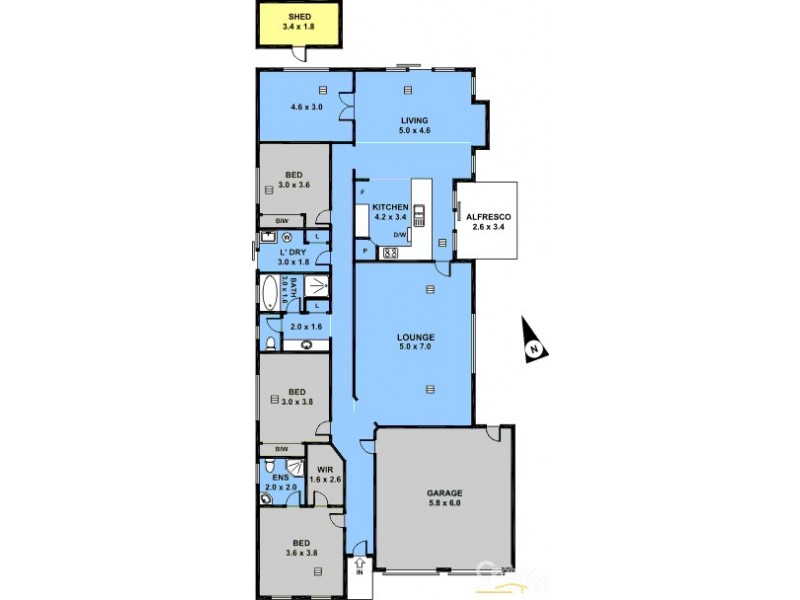39 Weroona Avenue, Park Holme SA 5043 Floorplan