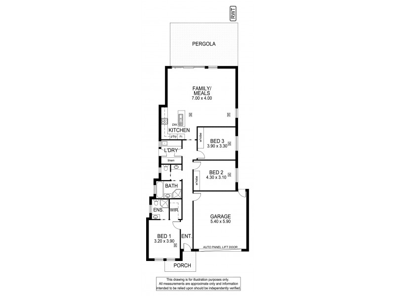 2A Edwards Avenue, Park Holme SA 5043 Floorplan