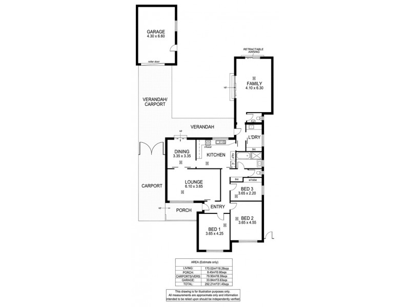21 Barker Avenue, South Plympton SA 5038 Floorplan