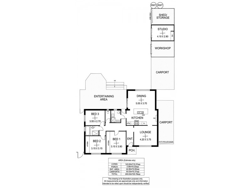 22 Raffles Crescent, Plympton SA 5038 Floorplan
