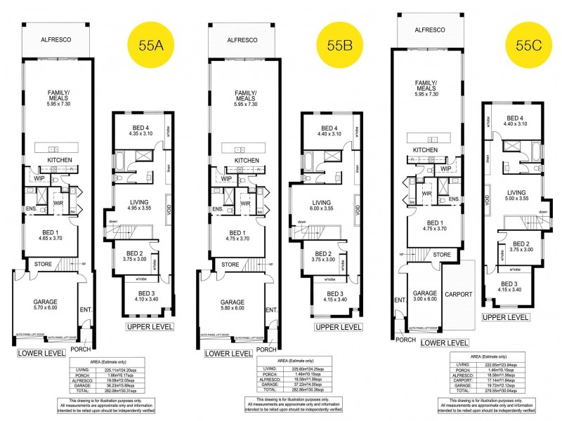55A, B and C Bells Road, Glengowrie SA 5044 Floorplan