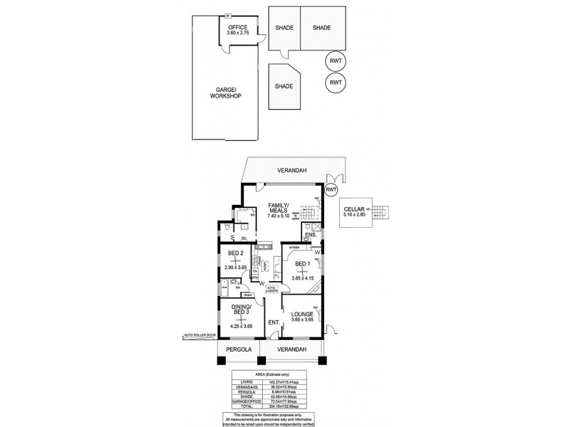118 Raglan Avenue, South Plympton SA 5038 Floorplan