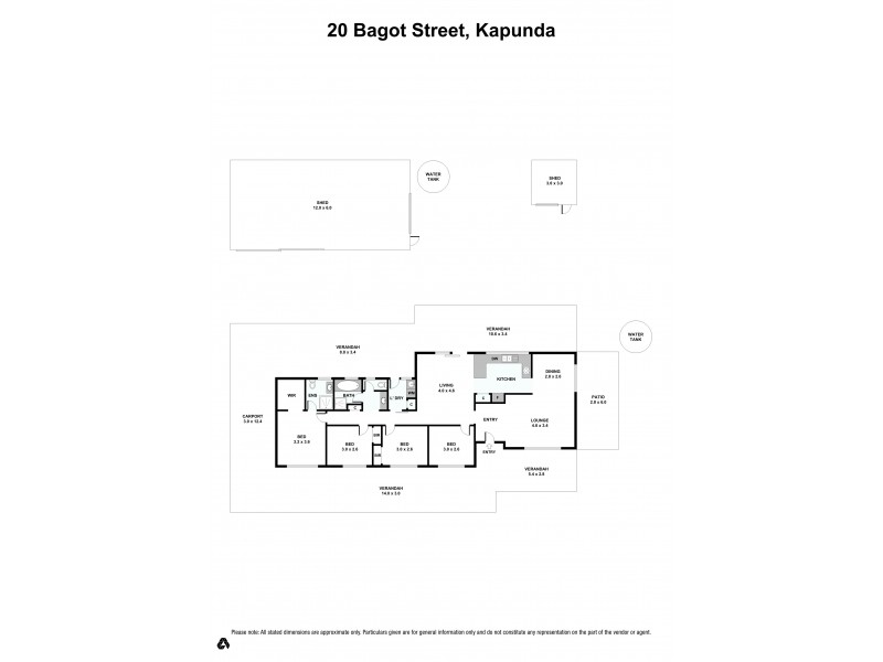 20 Bagot Street, Kapunda SA 5373 Floorplan