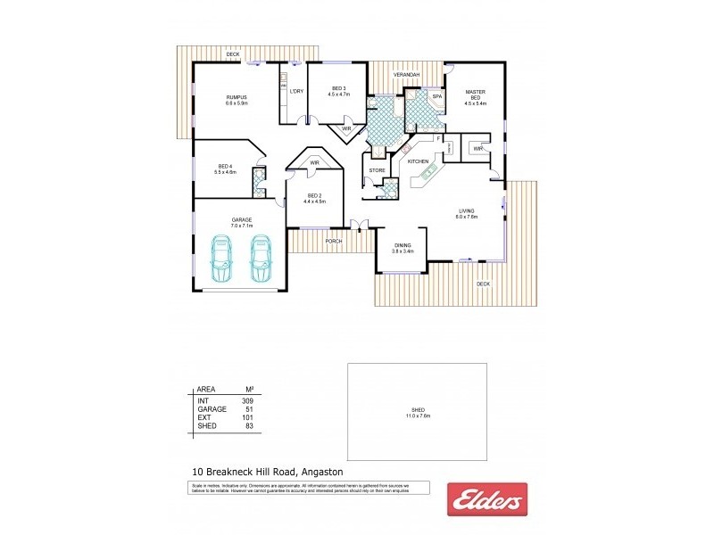 10 Breakneck Hill Road, Angaston SA 5353 Floorplan