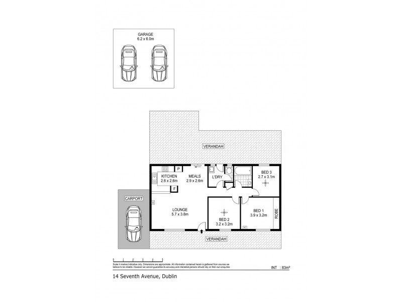14 Seventh Street, Dublin SA 5501 Floorplan