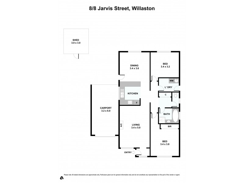 Unit 8/8 Jarvis Street, Willaston SA 5118 Floorplan