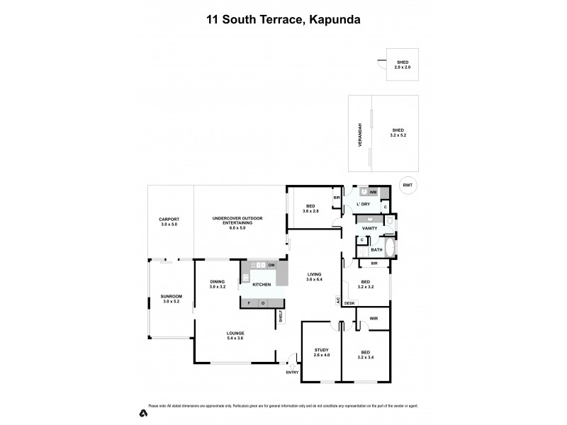 11 South Terrace, Kapunda SA 5373 Floorplan