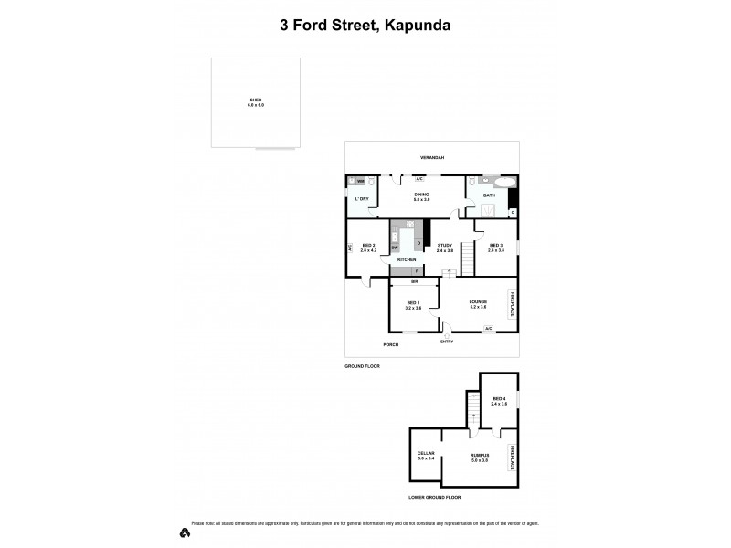 3 Ford Street, Kapunda SA 5373 Floorplan
