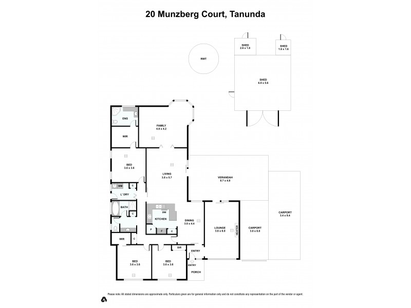 20 Munzberg Court, Tanunda SA 5352 Floorplan