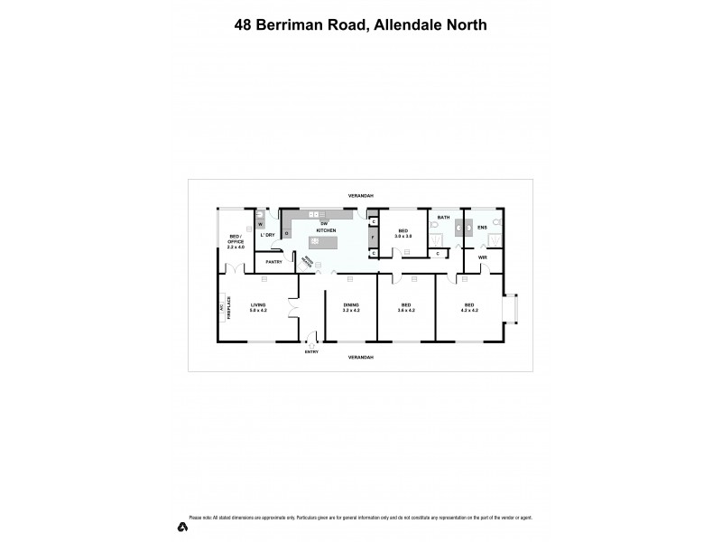 48 Berrimann Road, Allendale North SA 5373 Floorplan