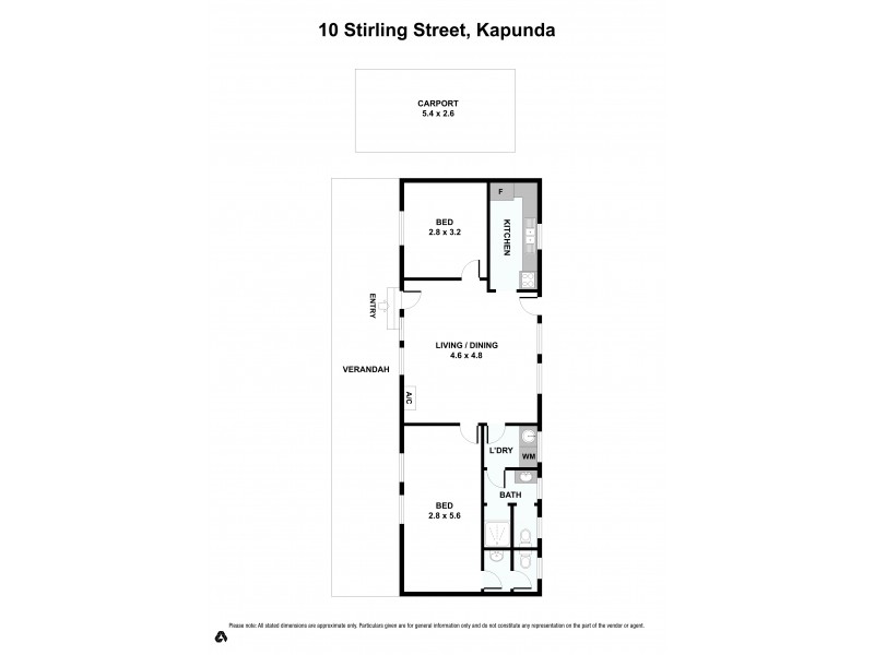 10 Stirling Street, Kapunda SA 5373 Floorplan