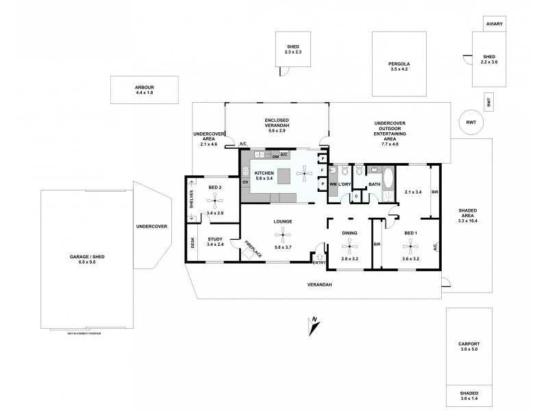 3 Cadd Crt, Angaston SA 5353 Floorplan