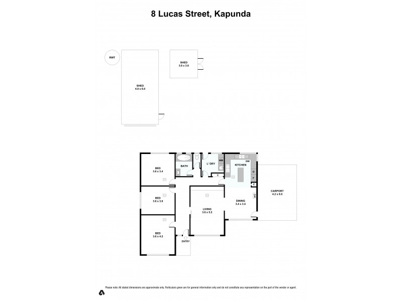 8 Lucas Street, Kapunda SA 5373 Floorplan