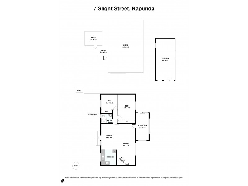 7 Slight Street, Kapunda SA 5373 Floorplan