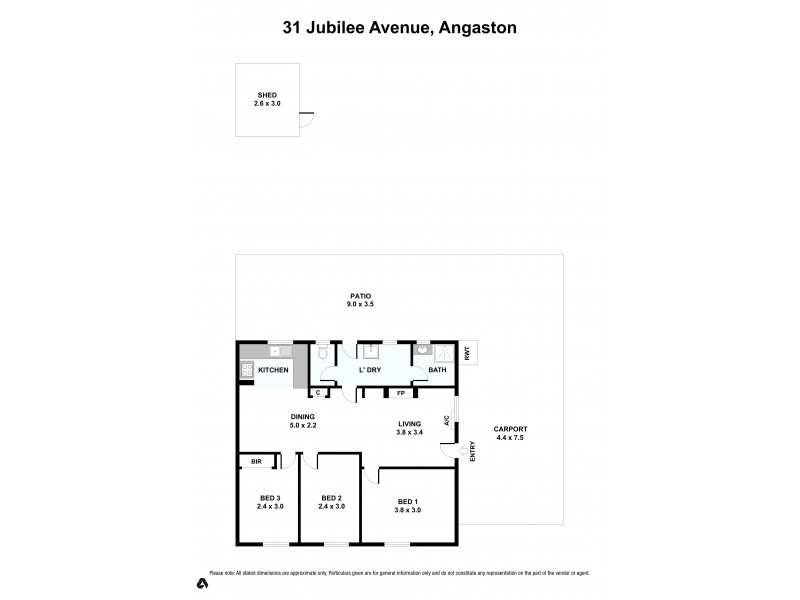 31 Jubilee Avenue, Angaston SA 5353 Floorplan