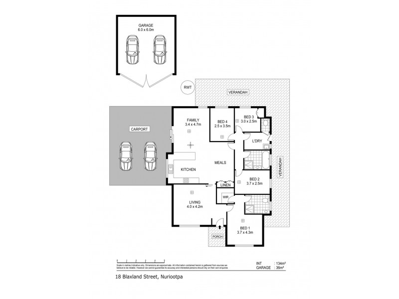 18 Blaxland Street, Nuriootpa SA 5355 Floorplan