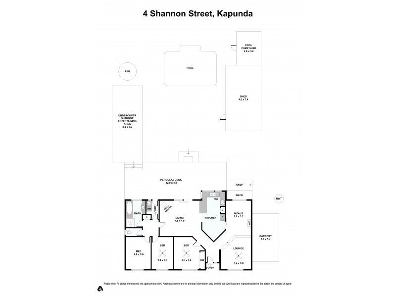 4 Shannon Street, Kapunda SA 5373 Floorplan