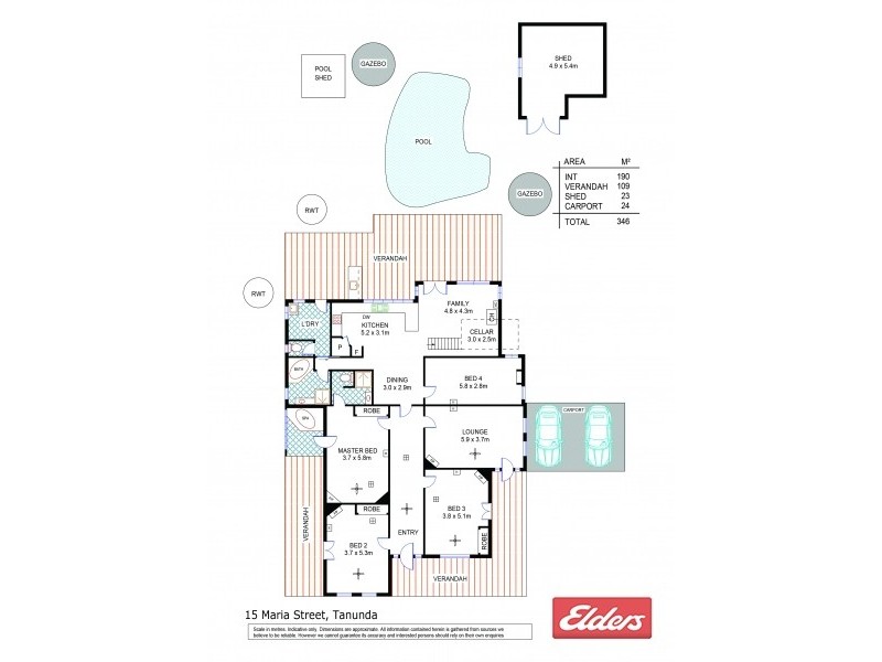 15 Maria Street, Tanunda SA 5352 Floorplan