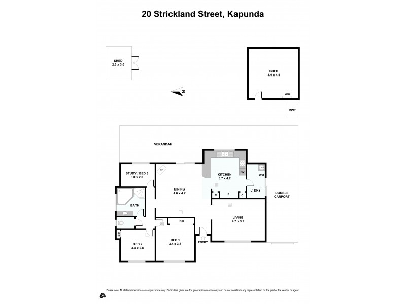 20 Strickland Street, Kapunda SA 5373 Floorplan