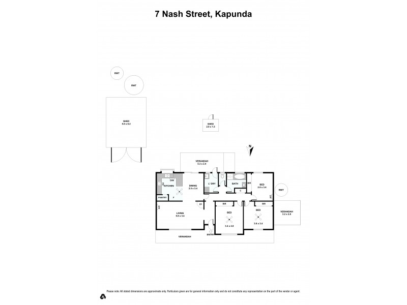 7 Nash Street, Kapunda SA 5373 Floorplan