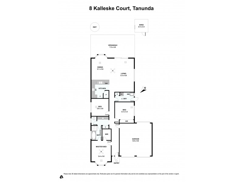 8 Kalleske Court, Tanunda SA 5352 Floorplan