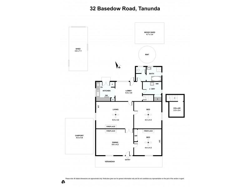 32 Basedow Road, Tanunda SA 5352 Floorplan