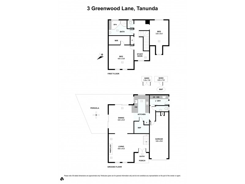 3 Greenwood Lane, Tanunda SA 5352 Floorplan