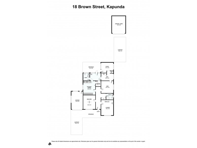 18 Brown Street, Kapunda SA 5373 Floorplan