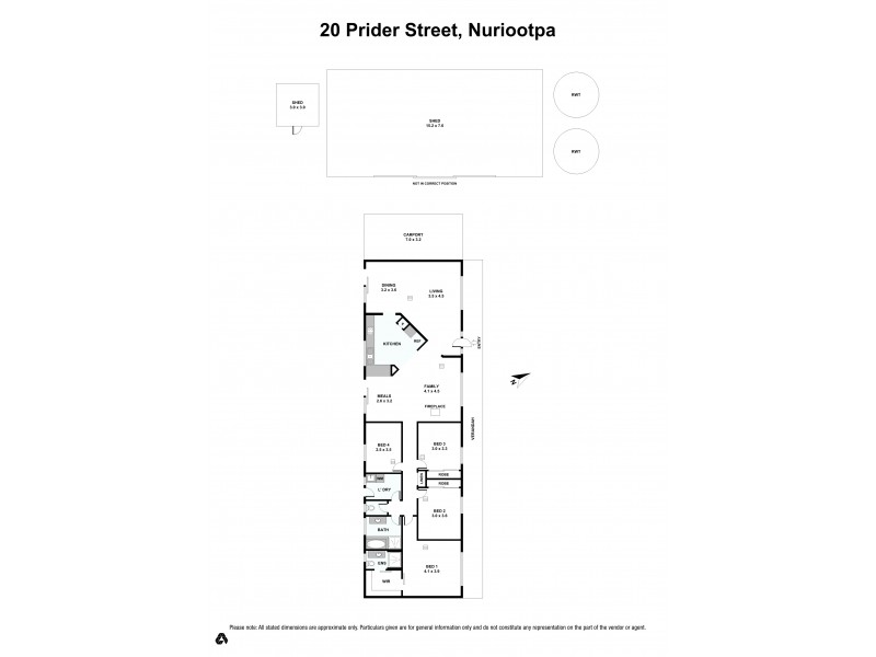 20 Prider Street, Nuriootpa SA 5355 Floorplan