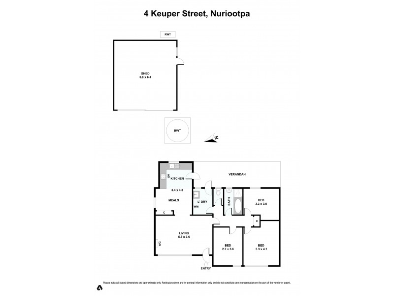 4 Keuper Street, Nuriootpa SA 5355 Floorplan