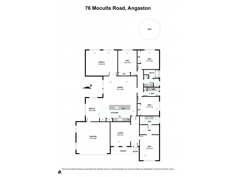 76 Moculta Road, Angaston SA 5353 Floorplan