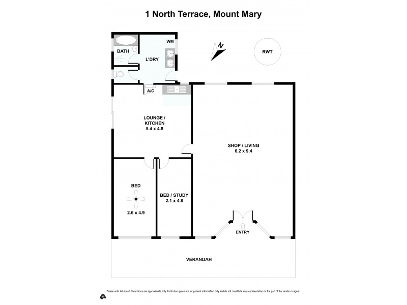 1 North Terrace, Mount Mary SA 5374 Floorplan