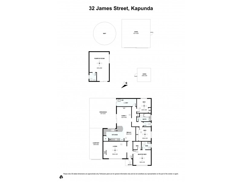 32 James Street, Kapunda SA 5373 Floorplan