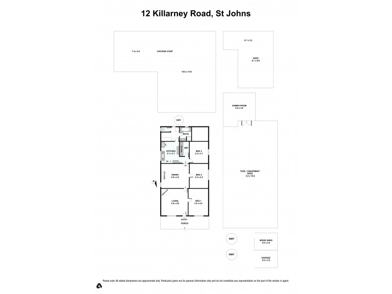 12 Killarney Road, Kapunda SA 5373 Floorplan