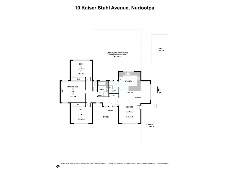 10 Kaiser Stuhl Avenue, Nuriootpa SA 5355 Floorplan