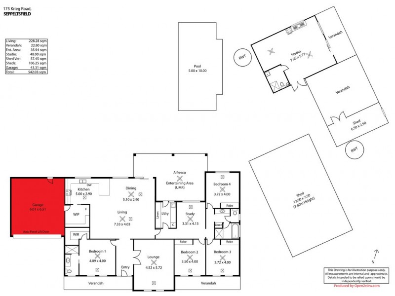 175 Krieg Road, Seppeltsfield SA 5355 Floorplan