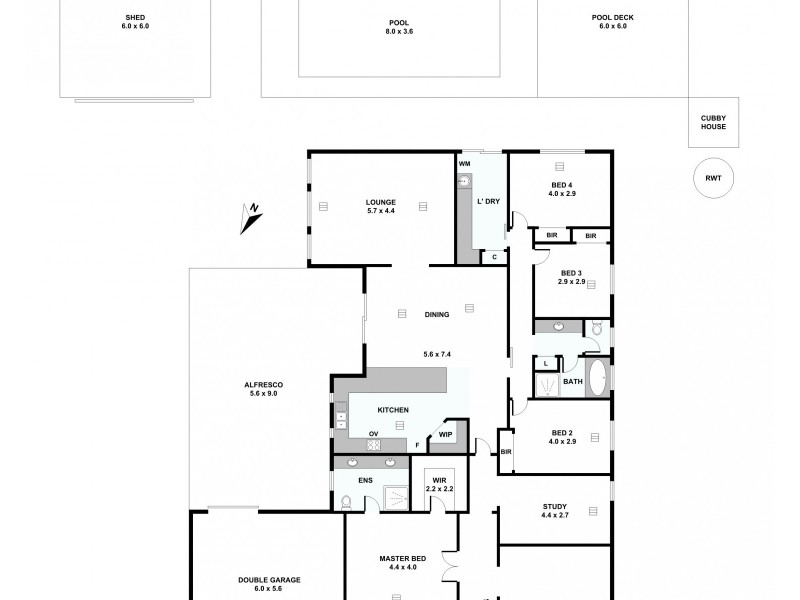 23 Laucke Drive, Stockwell SA 5355 Floorplan