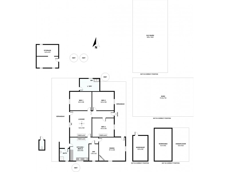 94 Robertson Road, Towitta SA 5353 Floorplan