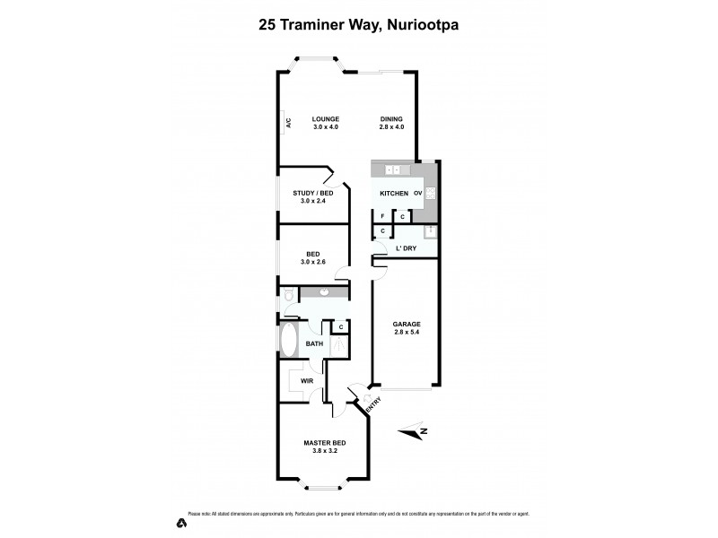 25 Traminer Way, Nuriootpa SA 5355 Floorplan
